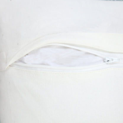 14" X 36" Jet Black 100% Cotton Zippered Pillow