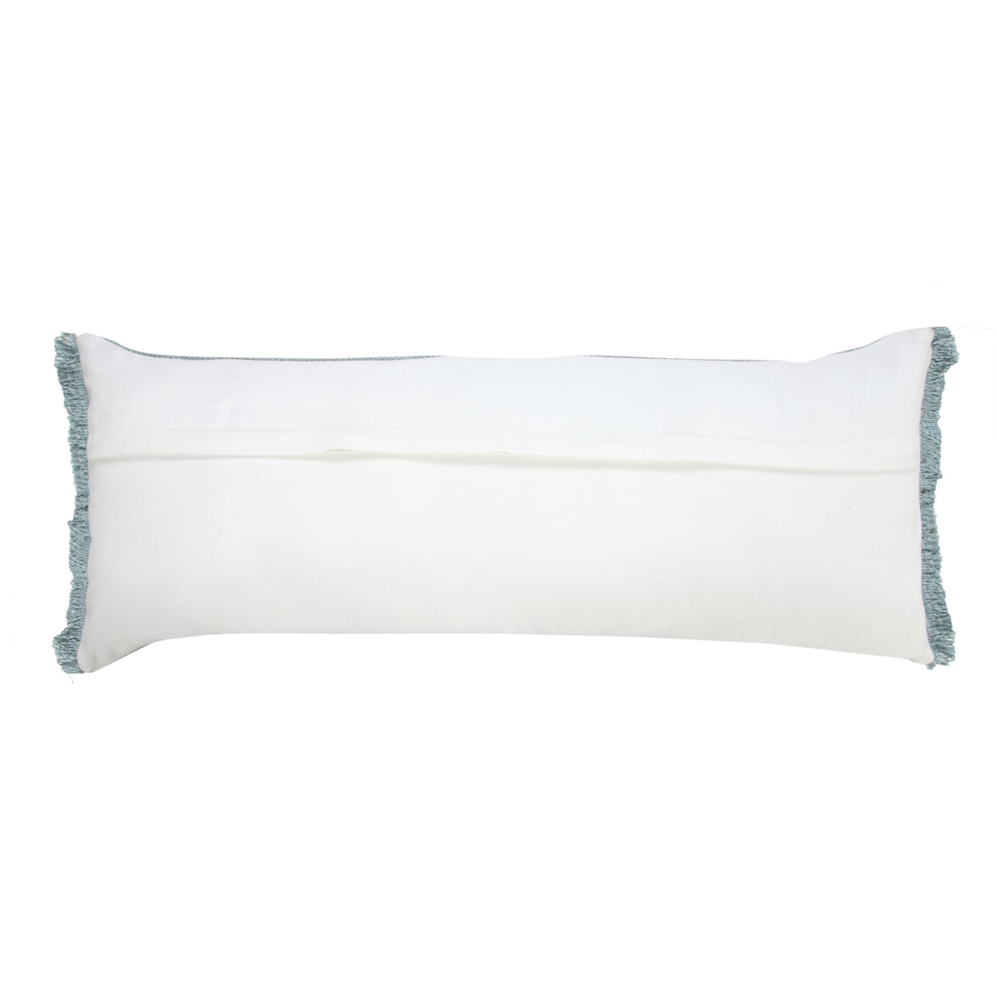 14" X 36" Jet Black 100% Cotton Zippered Pillow
