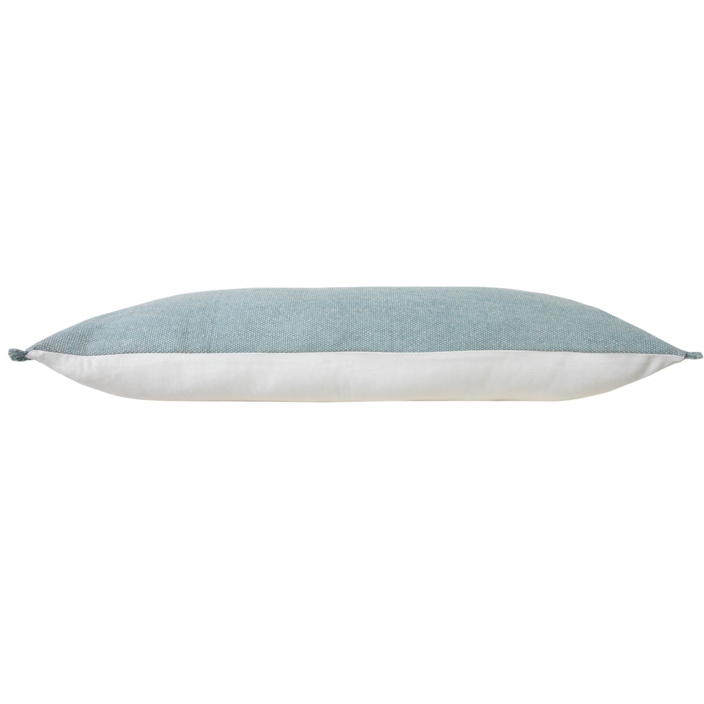 14" X 36" Jet Black 100% Cotton Zippered Pillow
