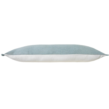 14" X 36" Jet Black 100% Cotton Zippered Pillow