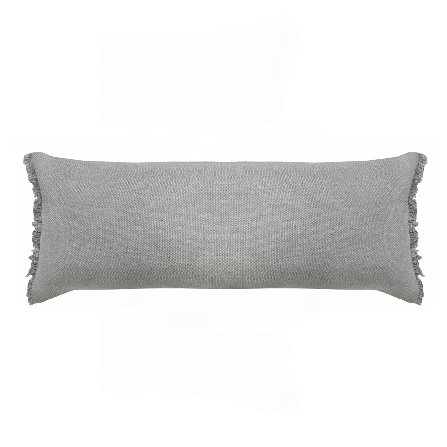 14" X 36" Jet Black 100% Cotton Zippered Pillow
