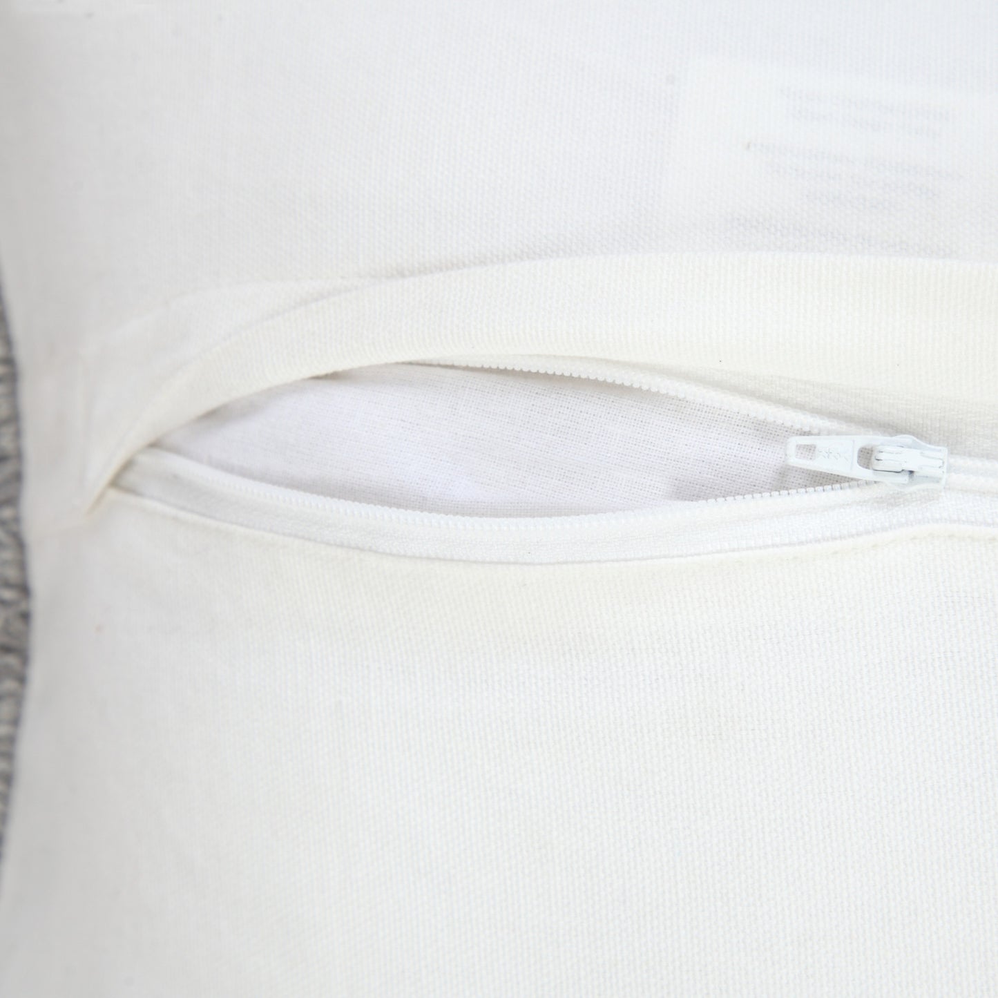 14" X 36" Jet Black 100% Cotton Zippered Pillow
