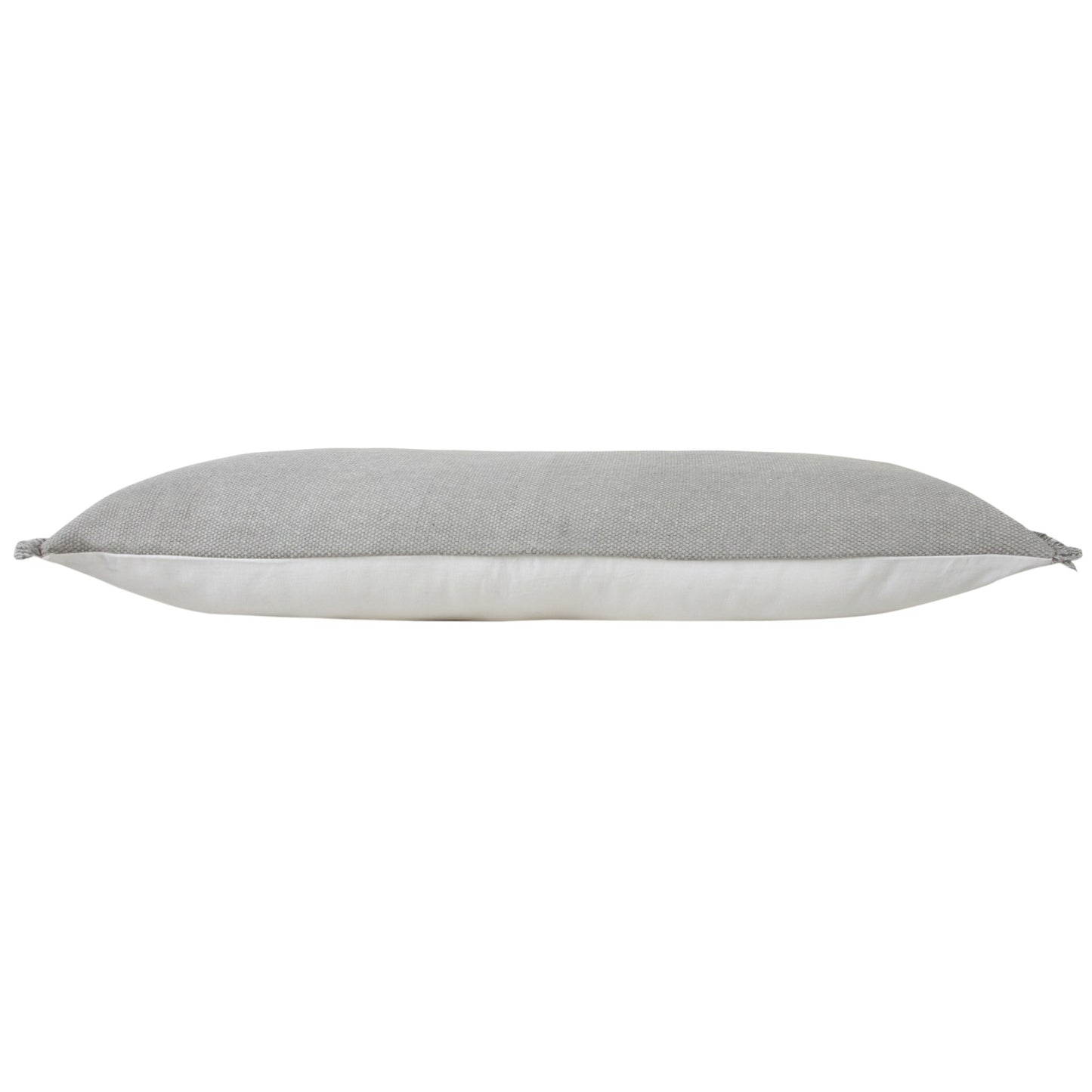 14" X 36" Jet Black 100% Cotton Zippered Pillow