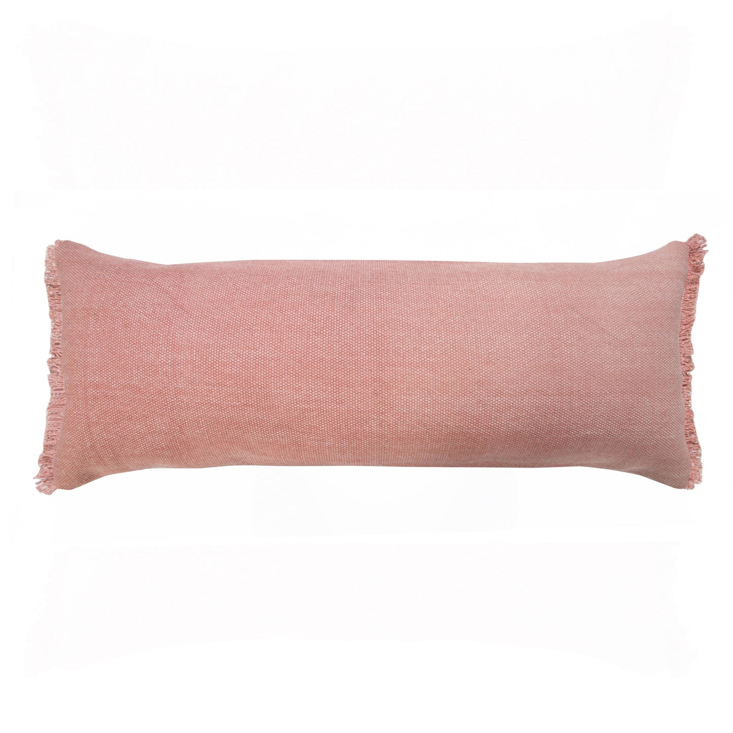 14" X 36" Jet Black 100% Cotton Zippered Pillow