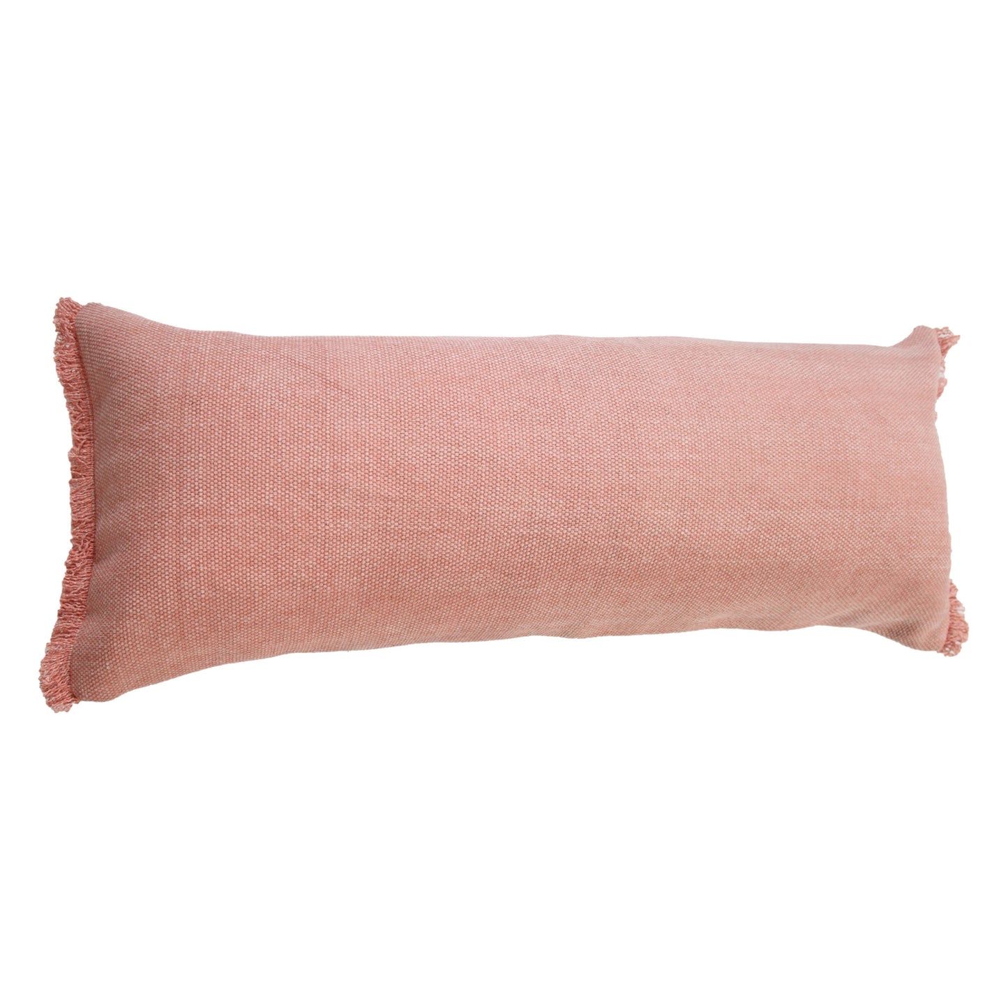 14" X 36" Jet Black 100% Cotton Zippered Pillow