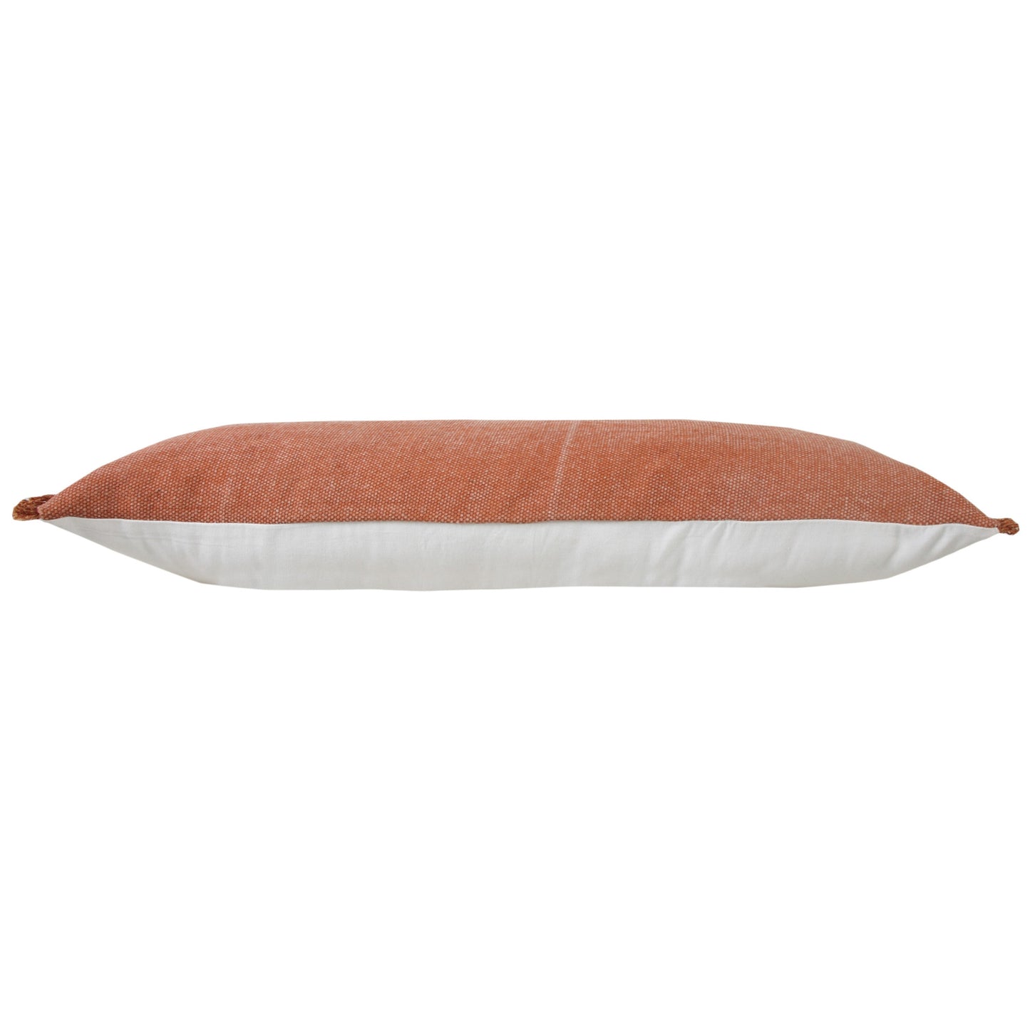 14" X 36" Jet Black 100% Cotton Zippered Pillow