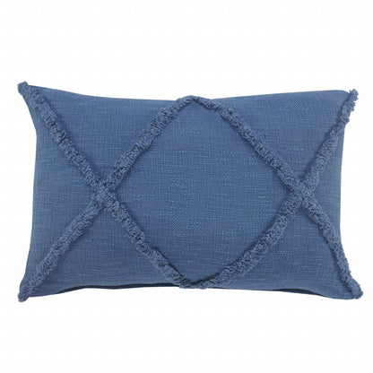 20" X 20" Ivory 100% Cotton Zippered Pillow