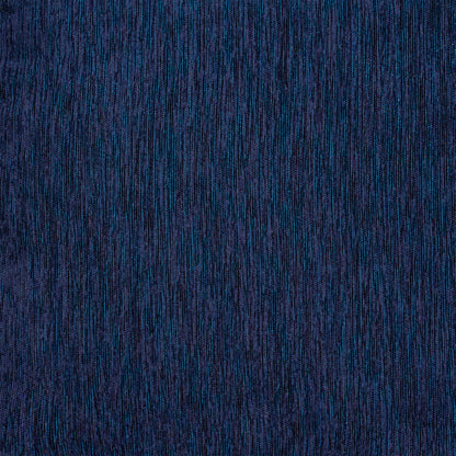 18" Blue Polyester Blend Ottoman