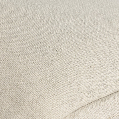 22" X 22" Beige Linen Zippered Pillow