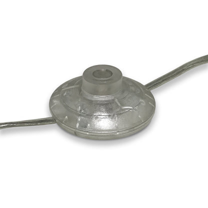 68" Brass Adjustable Reading Floor Lamp With Clear Seeded Glass Globe Shade