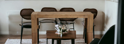 58" Natural Distressed Solid Wood Dining Bench