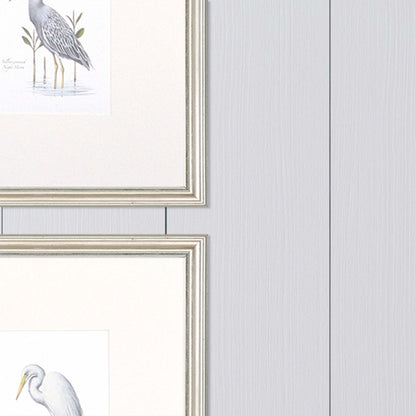 Set Of Four Egrets S/4 Silver Framed Print Wall Art