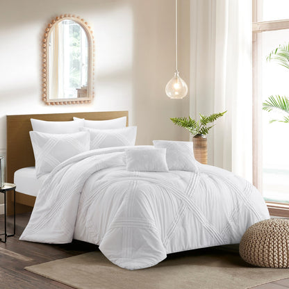 Beige Queen Polyester 180 Thread Count Washable Down Comforter Set