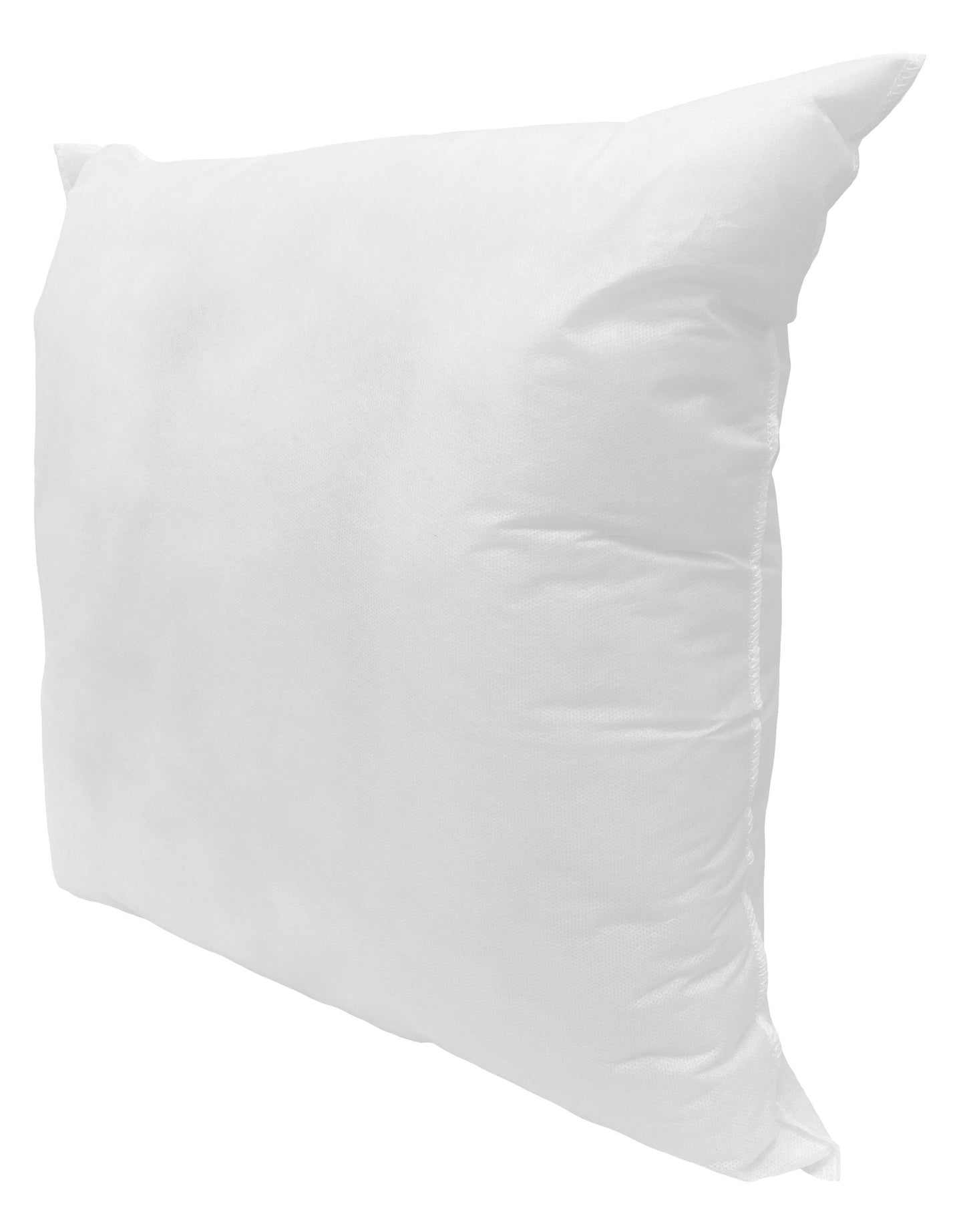18" X 18" White Polyester Blown Seam Down Pillow Insert